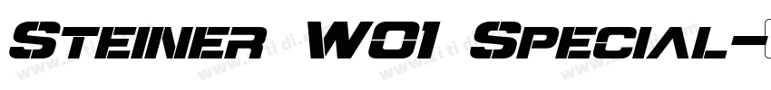 Steiner W01 Special字体转换